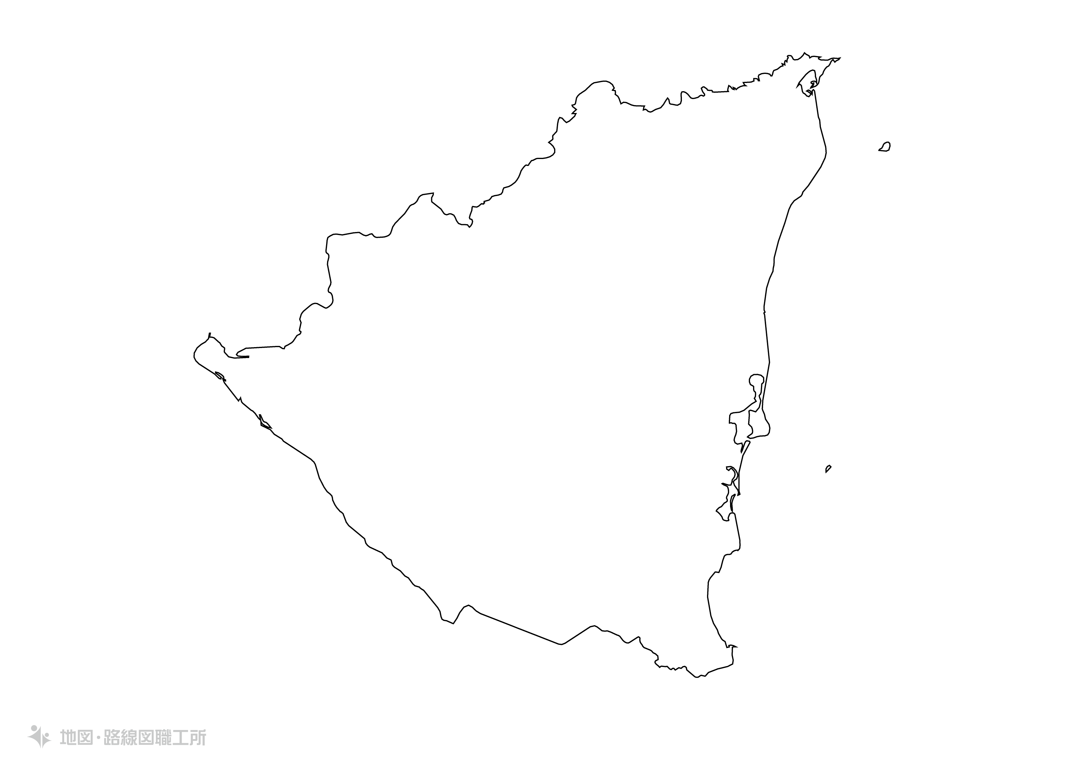 世界の白地図 ニカラグア共和国 republic-of-nicaragua map