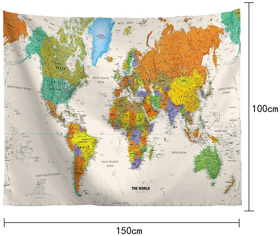 世界地図のタペストリーおすすめランキング12選 レトロ ヴィンテージ風 世界地図のタペストリーおすすめランキング12選 レトロ ヴィンテージ風