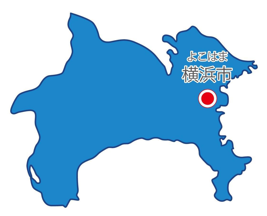 神奈川県の地図イラスト フリー素材 を無料ダウンロード