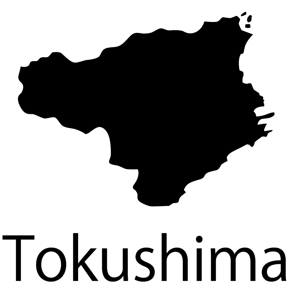 徳島県の地図イラスト フリー素材 を無料ダウンロード