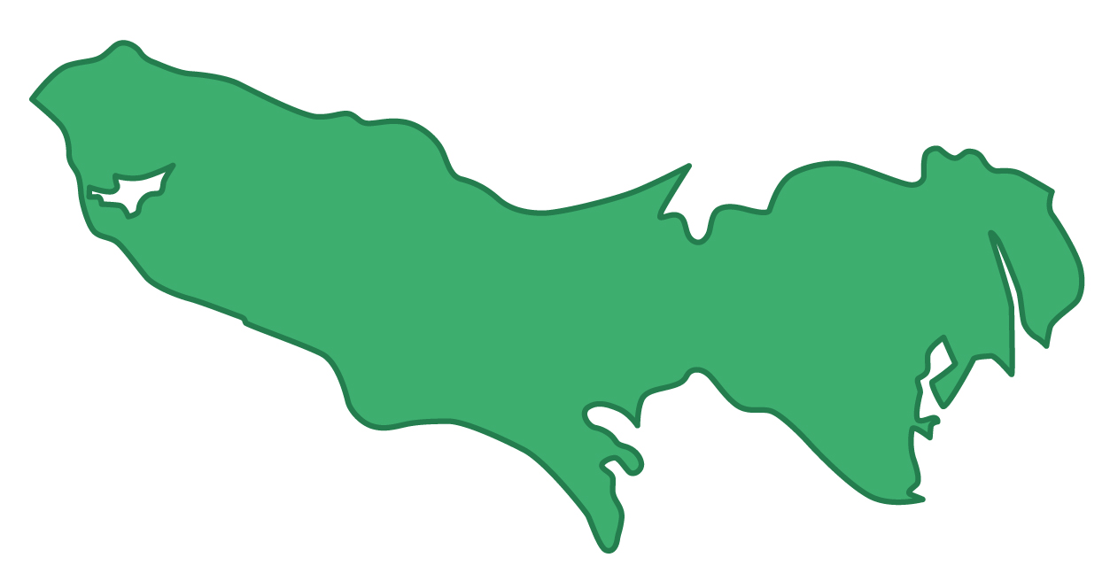 東京都無料フリーイラスト｜文字なし(緑)