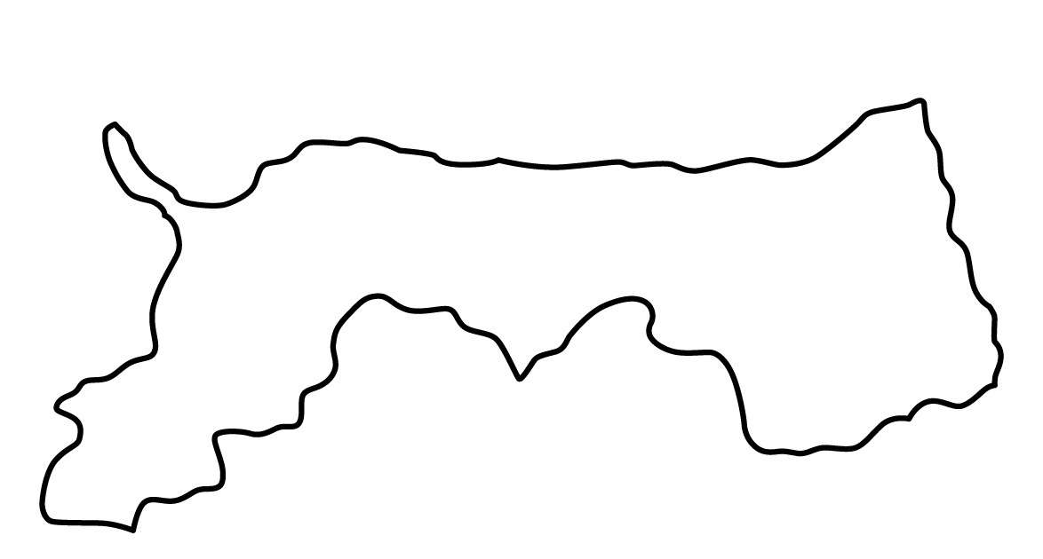 鳥取県無料フリーイラスト｜文字なし(白)