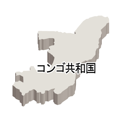 漢字・立体(白)