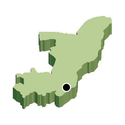 首都・立体(緑)