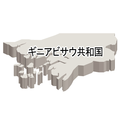 漢字・立体(白)