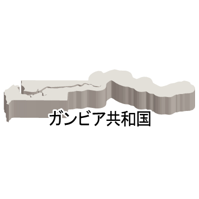 漢字・立体(白)