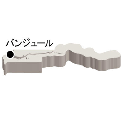 首都名・立体(白)