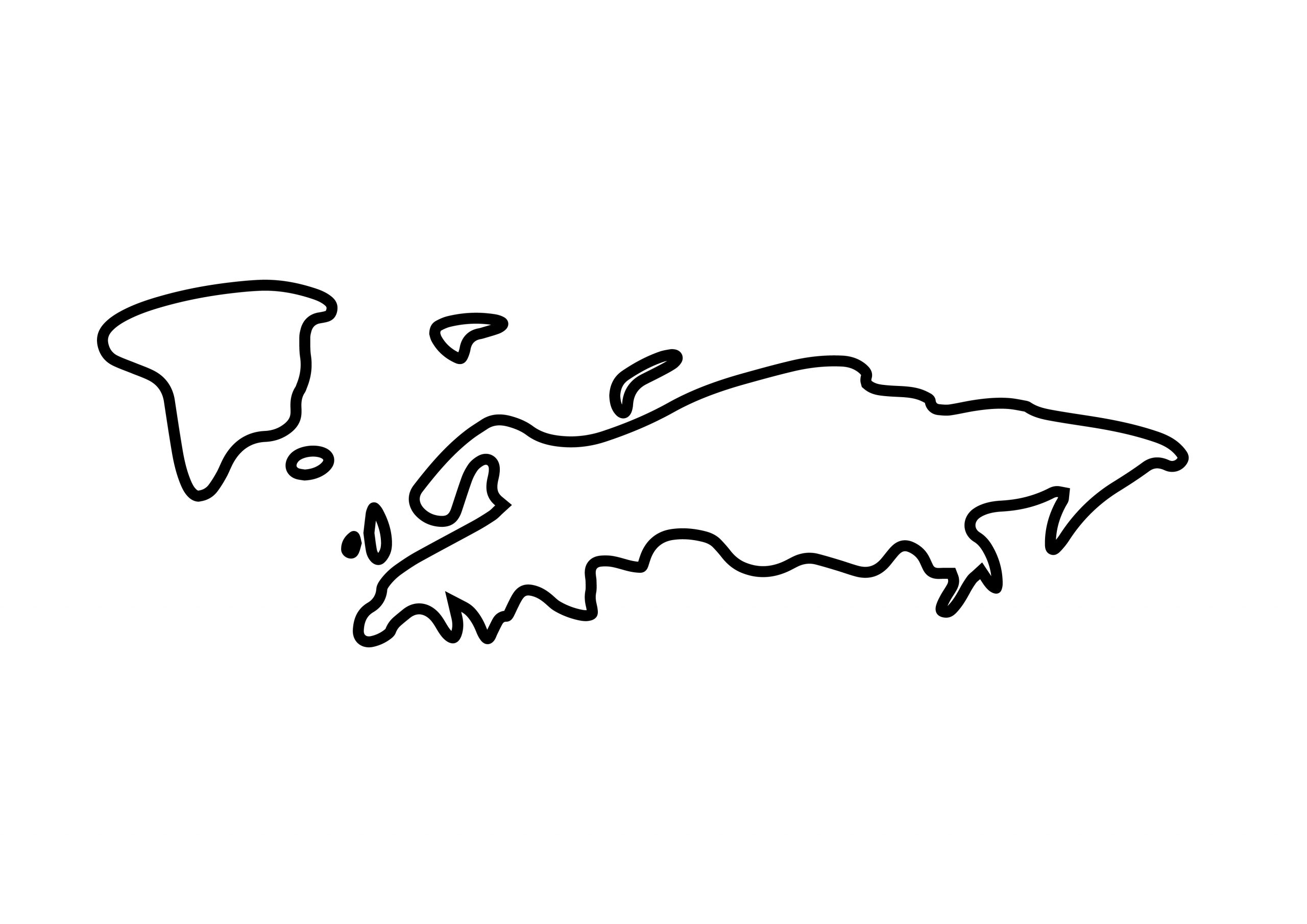 簡易太線(白)