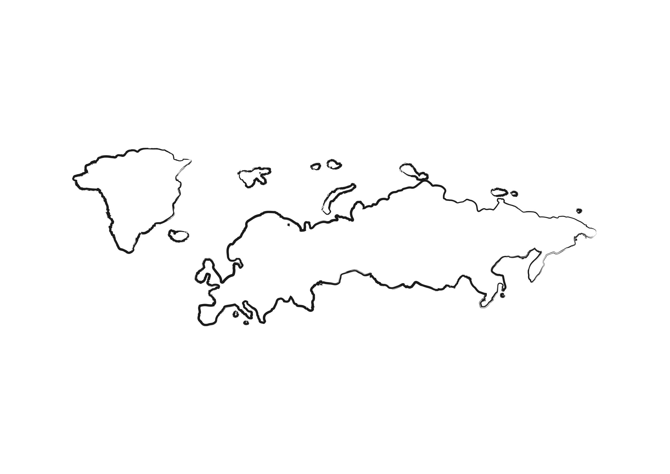 毛筆(白)