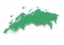 世界地域イラスト・ヨーロッパ・シャドウ・緑