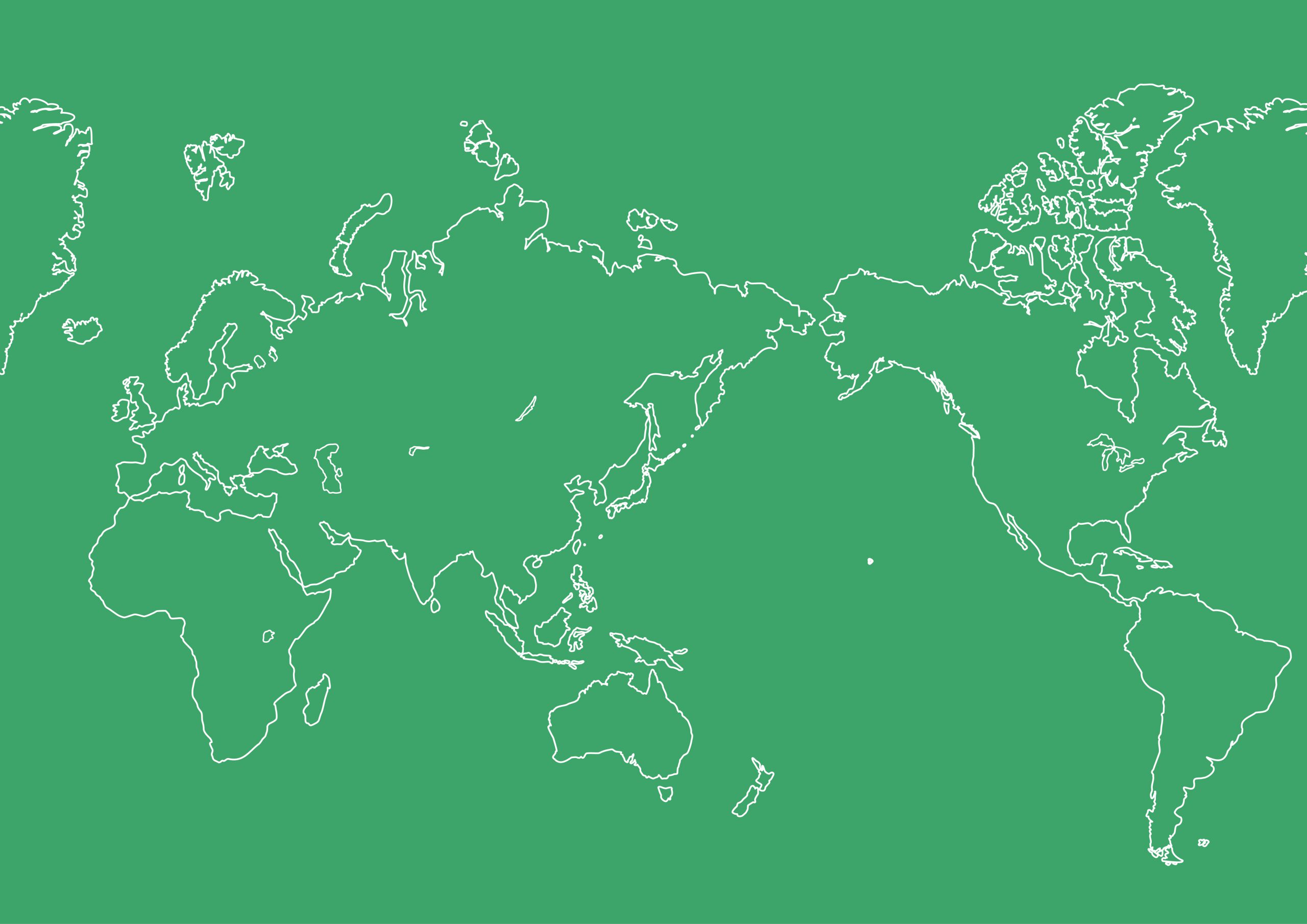 線画(緑)