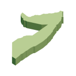 無地・立体(緑)