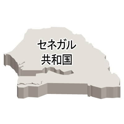 漢字・立体(白)