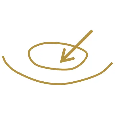 凹地（小）の地図記号