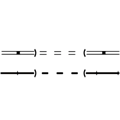 トンネルの地図記号