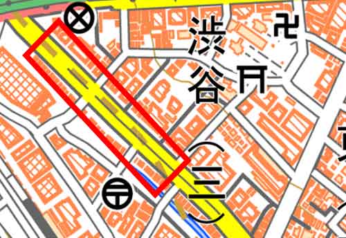 地形図に描かれた地図記号 「地下鉄および地下式鉄道