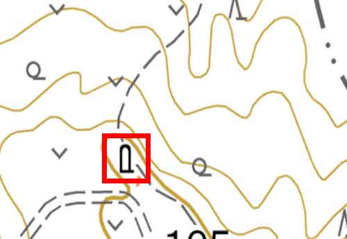 地形図に描かれた地図記号 記念碑