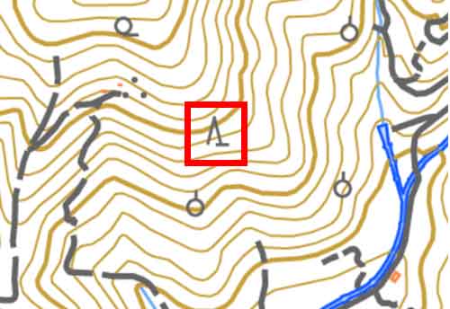 「針葉樹林」の地図記号