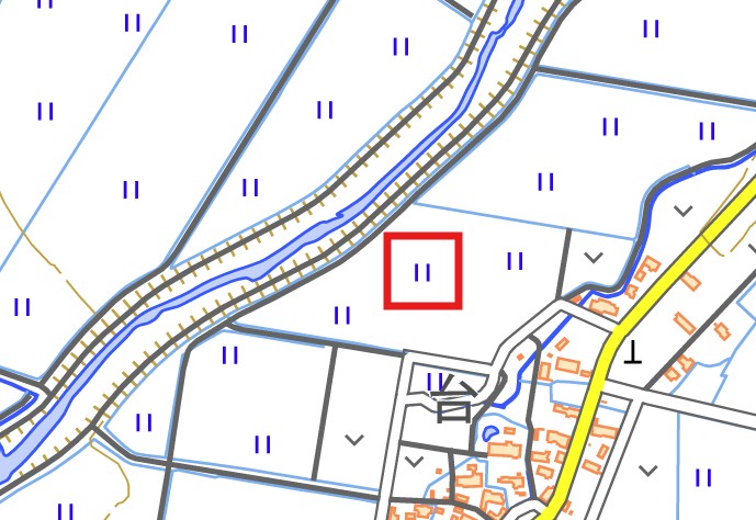地形図に描かれた地図記号 田