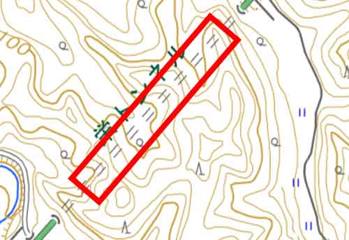 地形図に描かれた地図記号 トンネル