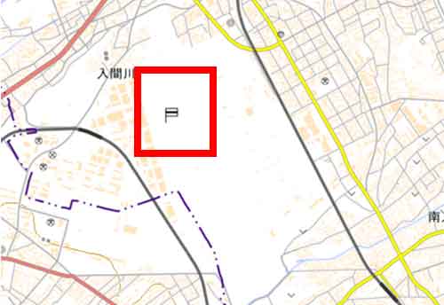 地形図に描かれた地図記号 自衛隊関係